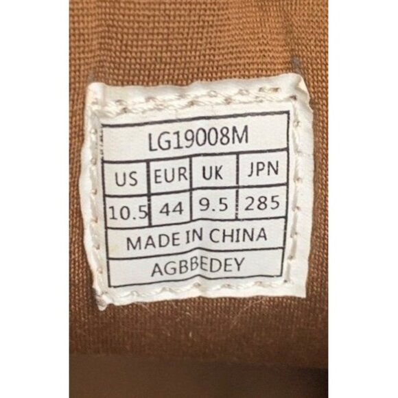 Men's Bruno Marc Brown Leather Lace-Up Dress Shoes Size 10.5 - Picture 9 of 9